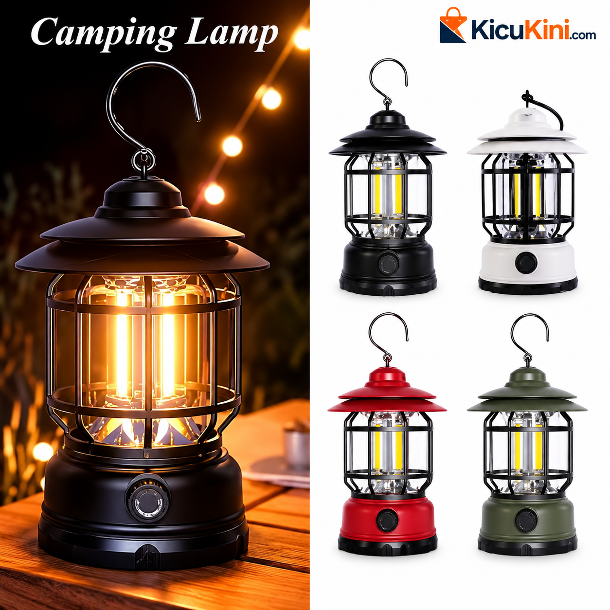 Portable Retro Camping Lamp